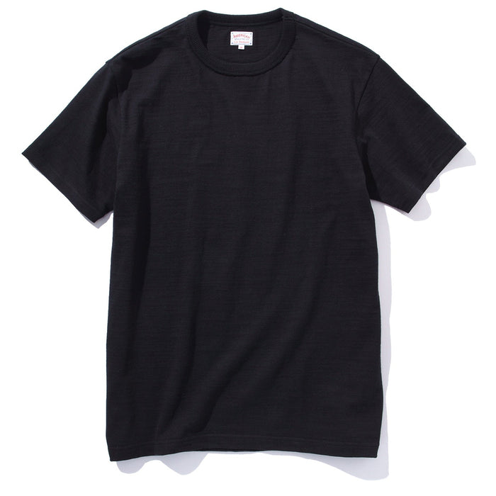 MC19010 ATHLETIC T-SHIRT / LOOP-WHEEL - BLACK