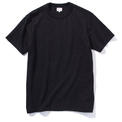 MC19010 ATHLETIC T-SHIRT / LOOP-WHEEL - BLACK