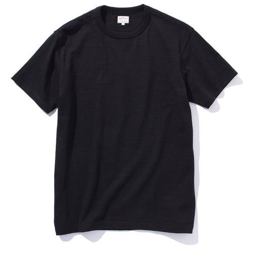 MC19010 ATHLETIC T-SHIRT / LOOP-WHEEL - BLACK