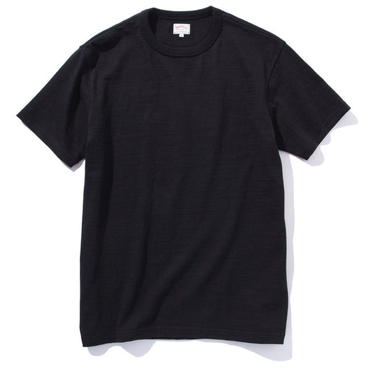 MC19010 ATHLETIC T-SHIRT / LOOP-WHEEL - BLACK