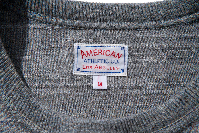 MC19010 ATHLETIC T-SHIRT / LOOP-WHEEL - GREY