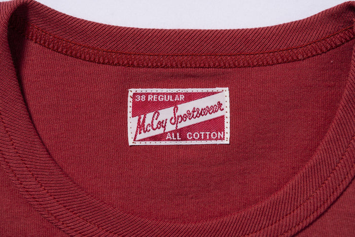 MC22006 POCKET TEE - CHERRY