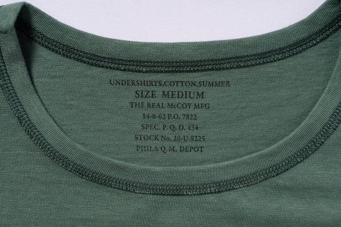 MC24014 UNDERSHIRT, COTTON, SUMMER - GREEN