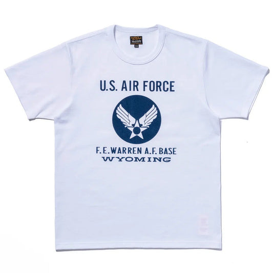 MC25007 MILITARY TEE / F.E. WARREN BASE - WHITE