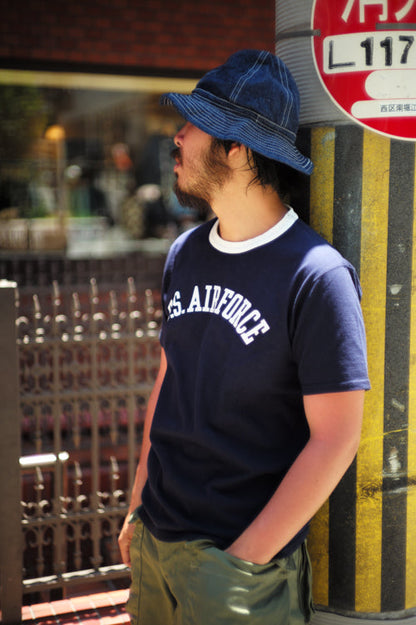 MC25008 MILITARY TEE / U.S. AIR FORCE - NAVY/MILK