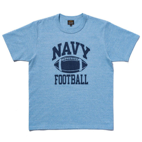 MC25010 MILITARY TEE / NAVY FOOTBALL - BLUE