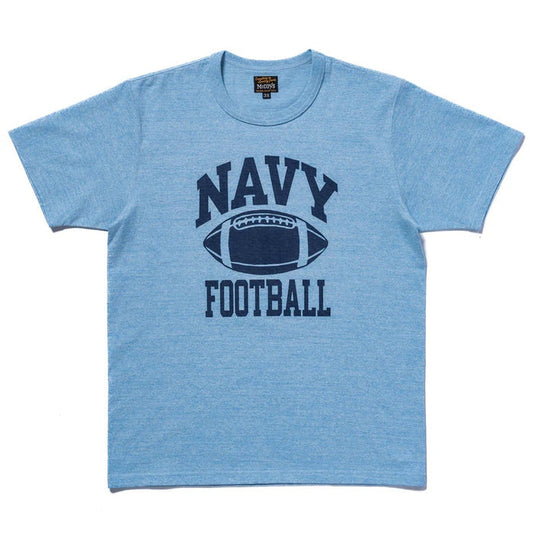 MC25010 MILITARY TEE / NAVY FOOTBALL - BLUE