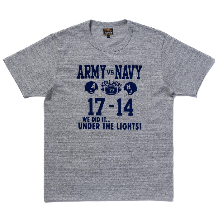 MC25011 MILITARY TEE / ARMY VS. NAVY - GRAY