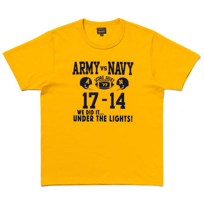 MC25011 MILITARY TEE / ARMY VS. NAVY - YELLOW
