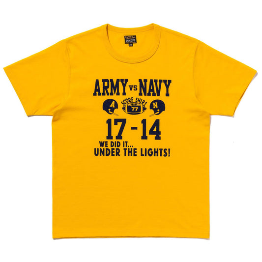MC25011 MILITARY TEE / ARMY VS. NAVY - YELLOW
