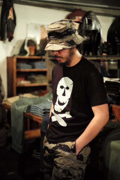 MC25012 ATHLETIC TEE / JOLLY ROGER - BLACK