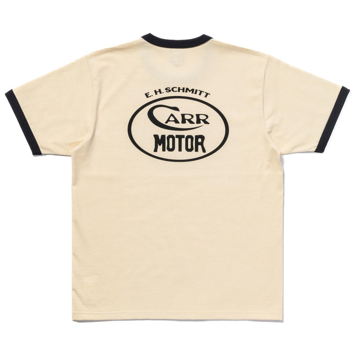 MC25016 JOE MCCOY TEE / WHIZZ GUNNER - ECRU/BLACK