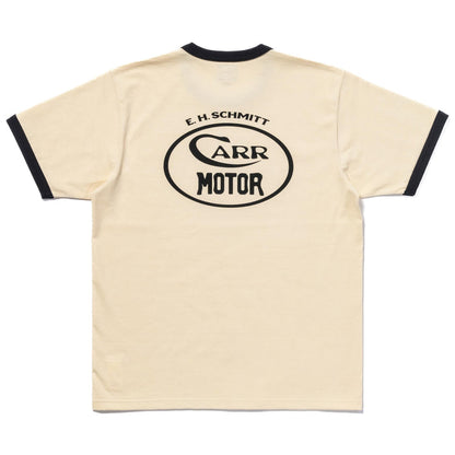 MC25016 JOE MCCOY TEE / WHIZZ GUNNER - ECRU/BLACK