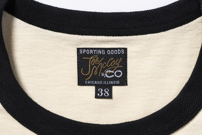 MC25016 JOE MCCOY TEE / WHIZZ GUNNER - ECRU/BLACK
