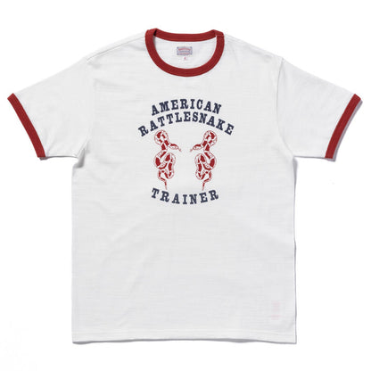 MC25021 ATHLETIC T-SHIRT / RATTLE SNAKE TRAINER - MILK/CHERRY