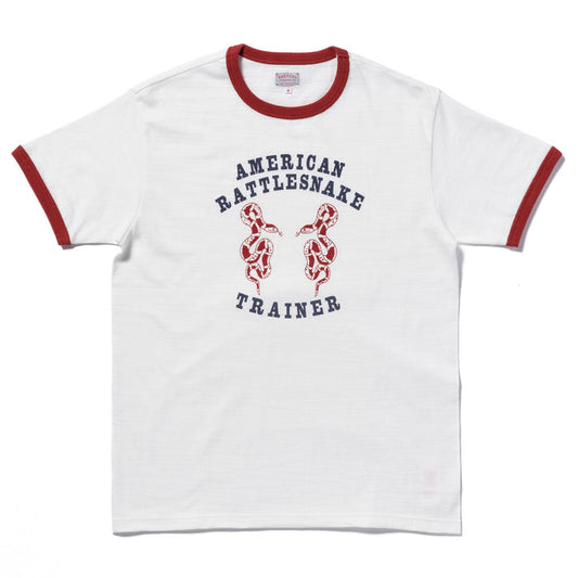 MC25021 ATHLETIC T-SHIRT / RATTLE SNAKE TRAINER - MILK/CHERRY