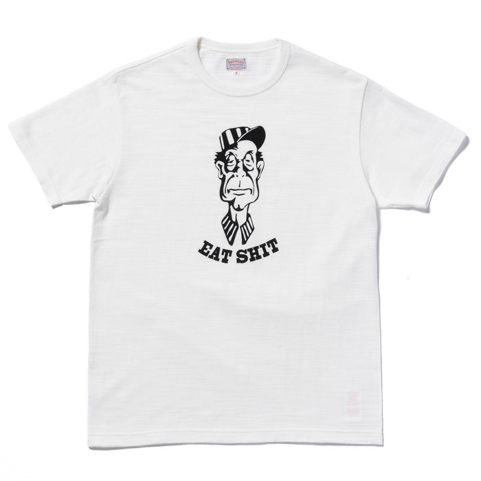 MC25022 ATHLETIC T-SHIRT / EAT SHIT - MILK