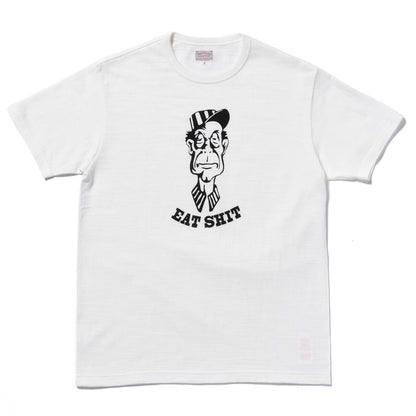 MC25022 ATHLETIC T-SHIRT / EAT SHIT - MILK