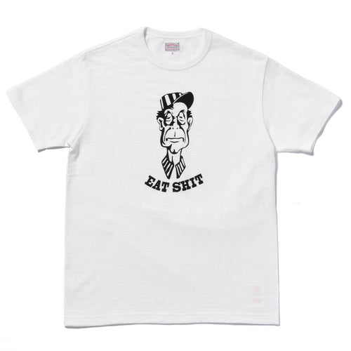 MC25022 ATHLETIC T-SHIRT / EAT SHIT - MILK
