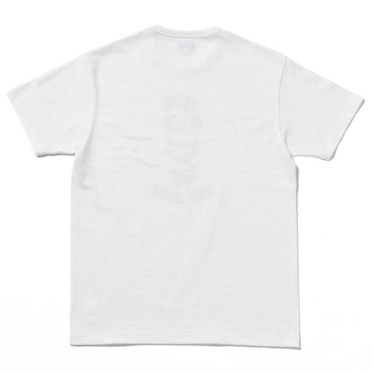 MC25022 ATHLETIC T-SHIRT / EAT SHIT - MILK