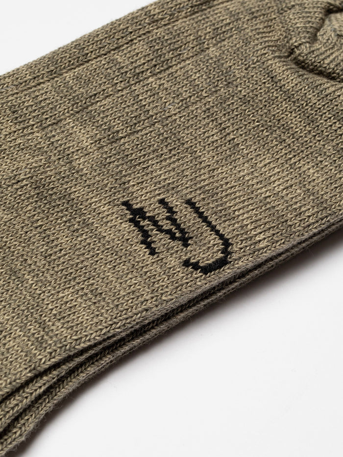Men Broad Ribbed Socks - Desert
