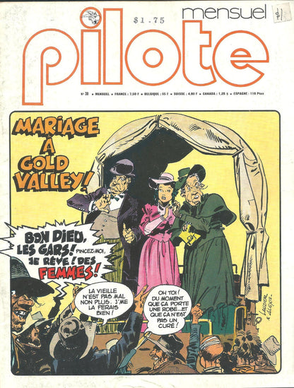 MENSUEL PILOTE Set of four French Pilote Magazines