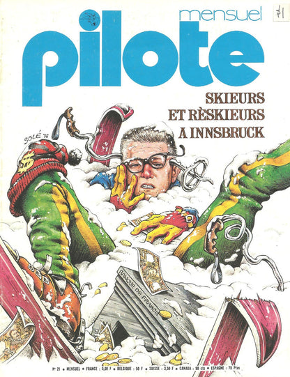 MENSUEL PILOTE Set of four French Pilote Magazines