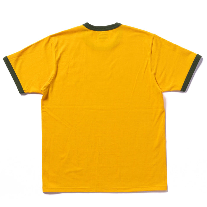 MILITARY TEE / SEABEES 21 - YELLOW/FOREST