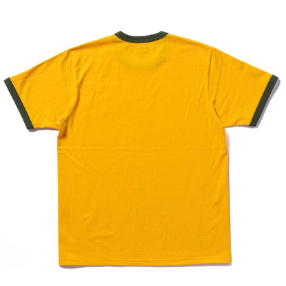 MILITARY TEE / SEABEES 21 - YELLOW/FOREST