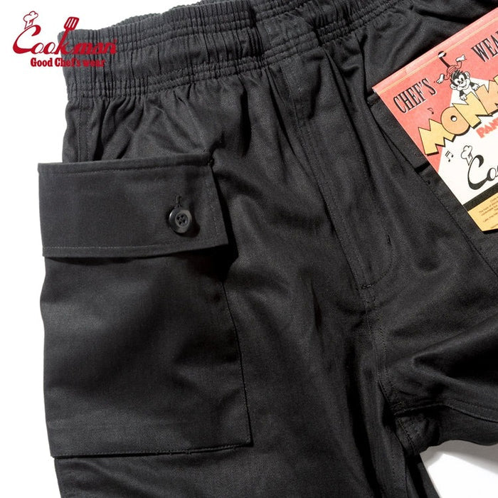 MONKEY PANTS HERRINGBONE - BLACK