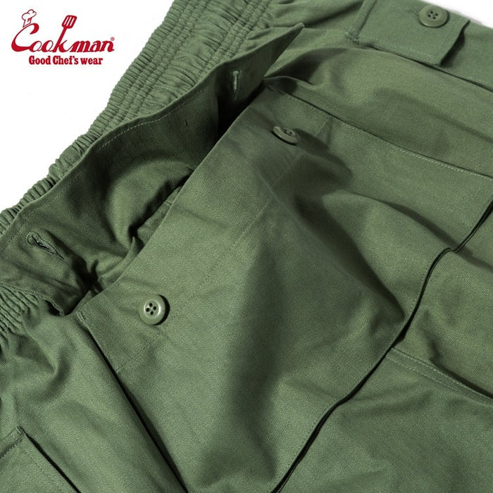 MONKEY PANTS HERRINGBONE - OLIVE