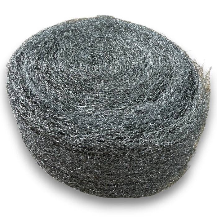 Morrells Professional Oil-Free Steel Wool (450g Roll) – coarse grade