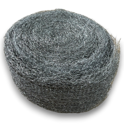 Morrells Professional Oil-Free Steel Wool (450g Roll) – coarse grade