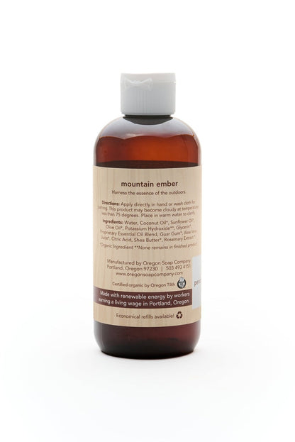Mountain Ember Natural Organic Body Wash