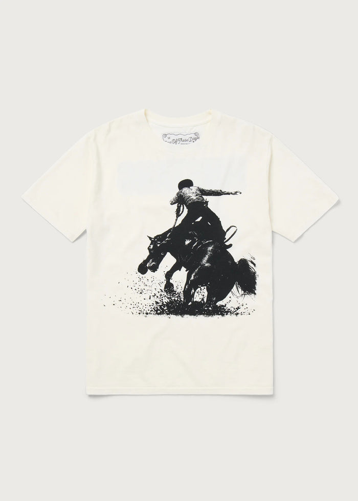 MUSTANG TSHIRT - BONE