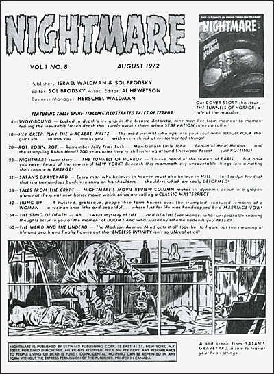 NIGHTMARE Magazine #8
