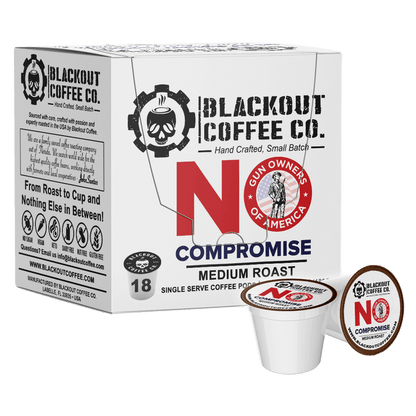NO COMPROMISE GOA MEDIUM ROAST COFFEE PODS 18CT