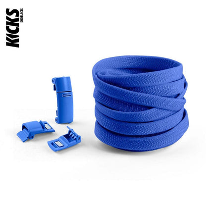 Royal Blue / One Size Fits All / No Tie Shoe Laces | 8mm Wide