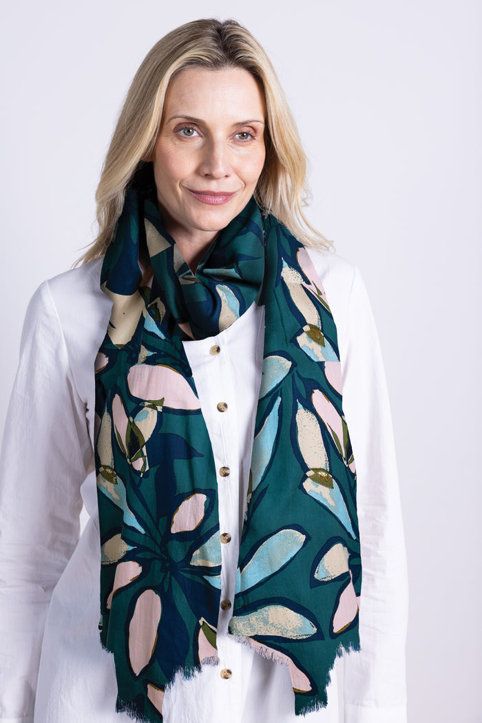 Nomads Viscose Gauze Scarf in Nordic