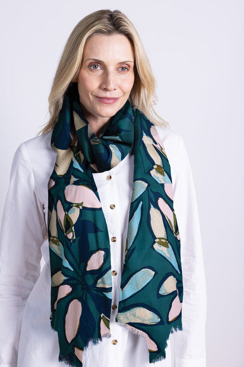 Nomads Viscose Gauze Scarf in Nordic