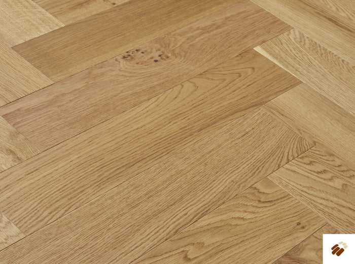 Oak Herringbone Flooring - 120mm – Burghley - Natural UV Oiled - Select