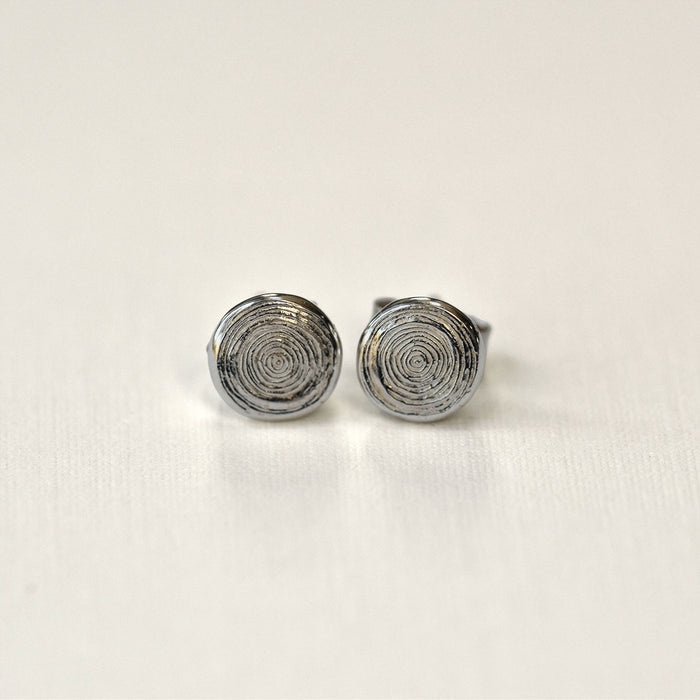 Olivia Yorston Jewellery - 'Tree Rings' Stud Earrings