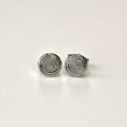 Olivia Yorston Jewellery - 'Tree Rings' Stud Earrings