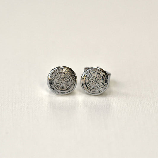 Olivia Yorston Jewellery - 'Tree Rings' Stud Earrings