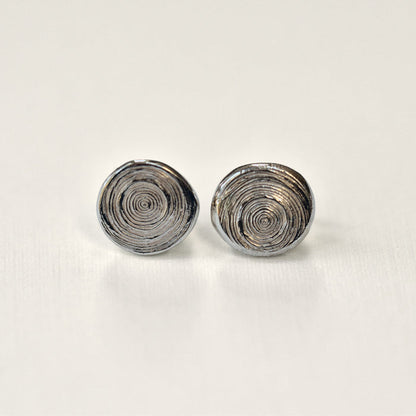 Olivia Yorston Jewellery - 'Tree Rings' Stud Earrings