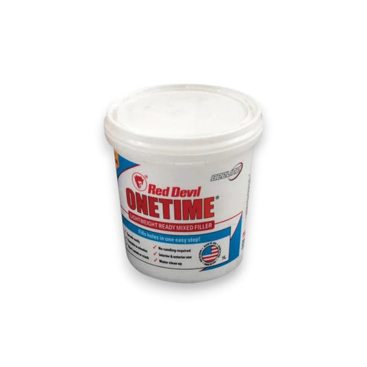 Onetime Rapid Drying Lightweight White Filler 250ml