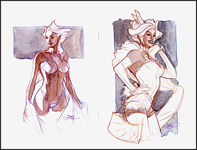 OOH LALA A Terry Dodson Sketchbook 2026 Signed