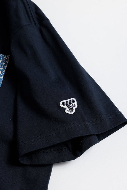 ORIGAMI TEE (FA25) - NAVY
