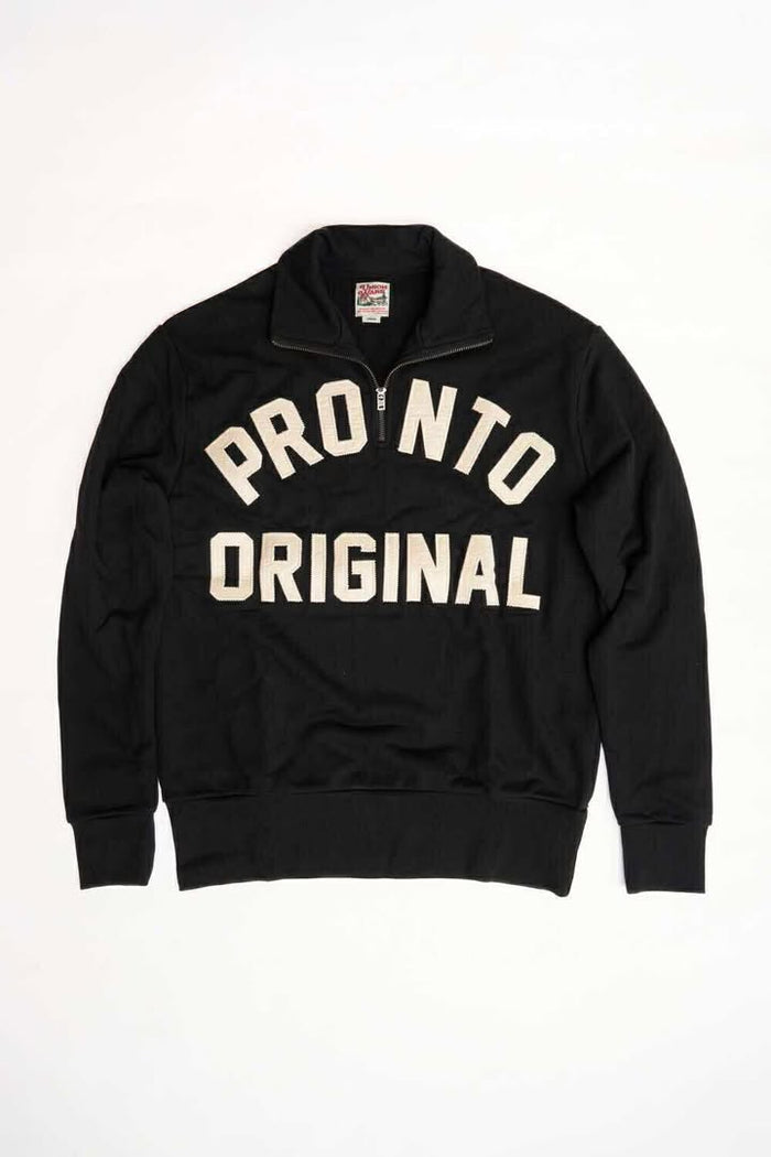 ORIGINAL ZIP PULLOVER - BLACK/BLACK