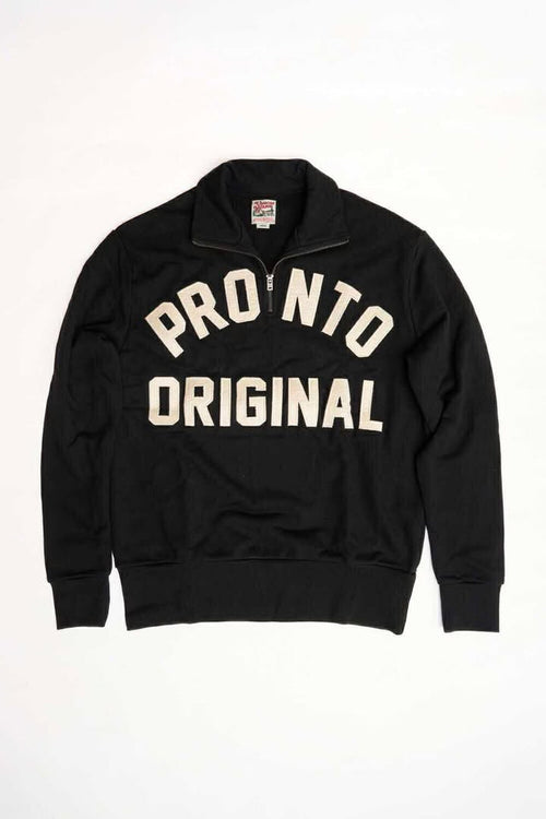 ORIGINAL ZIP PULLOVER - BLACK/BLACK